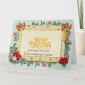 Carte Joyeux Noël et Bonne Année Avec Amour (Devant)