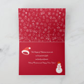 Carte Joyeux Noël et Bonne Année ! NOËL (Intérieur)