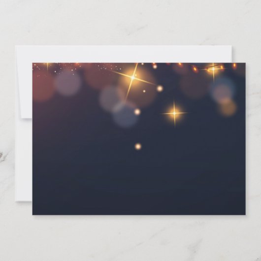 Carte Joyeux Noël Et Jour De L'An Script Joyeux Vacances (Dos)