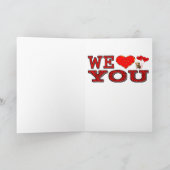 Carte Joyeux Noël Éternel Salut (Intérieur)