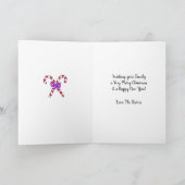 Carte Joyeux Noël Famille photo Whimsical (Intérieur)