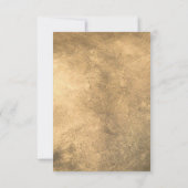 Carte Joyeux Noël Faux Gold (Dos)