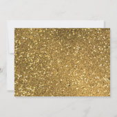 Carte Joyeux Noël Faux Gold Parties scintillant Multi Ph (Dos)