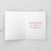 Carte Joyeux Noël Frère (Intérieur)
