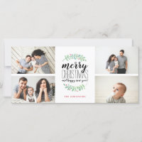Joyeux Noël Garland - Collage de 4 photos