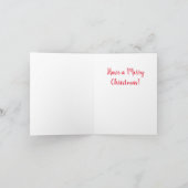 Carte Joyeux Noël Grenouille ! (Intérieur)