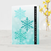 Carte Joyeux Noël Guerrier Myasthenia Gravis Vacances (Fleur jaune)