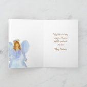 Carte Joyeux Noël Haricot The Herald Angels Chant (Intérieur)