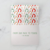 Carte Joyeux Noël Iggy Italie Greyhound Holiday (Intérieur)