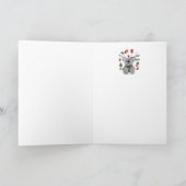 Carte Joyeux Noël Infirmière Ourson Mignon (Intérieur)