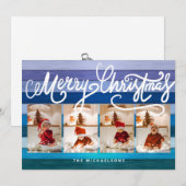 Carte JOYEUX NOËL Joyeuses Fêtes Ajouter Vos Photos (Devant / Derrière)