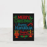 Carte Joyeux Noël Joyeux Hanoukka Kwanzaa Funny<br><div class="desc">Joyeux Noël Joyeux Hanoukka Kwanzaa Funny</div>