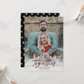 Carte Joyeux Noël Joyeux Noël Joyeux Noël (Devant/Arrière en situation)