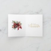 Carte Joyeux Noël Koala assis dans un eucalyptus (Intérieur)