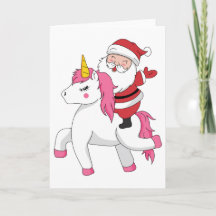 joyeux noël licorne à cheval
