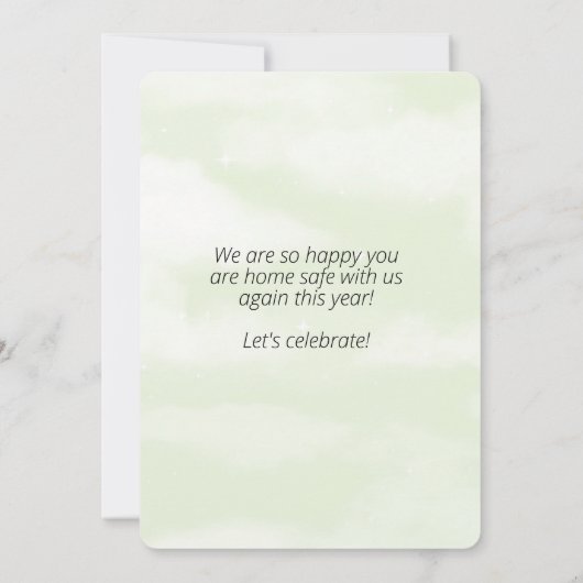 Carte Joyeux Noël Long Haul Trucker Daddy (Dos)