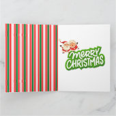 Carte Joyeux Noël M. Mme Clause (Intérieur)