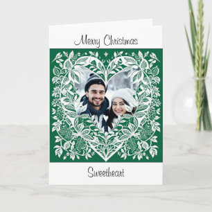 Carte Joyeux Noël ma chérie   Photo de Noël