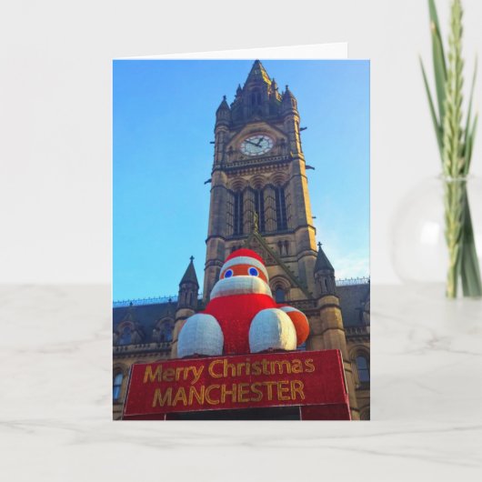 Carte Joyeux Noël Manchester Card (Devant)