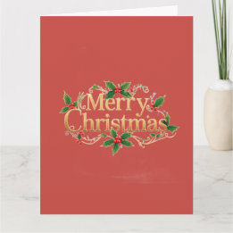 Carte Joyeux Noël minimaliste