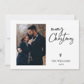 Carte Joyeux Noël minimaliste Multi Photo (Devant)