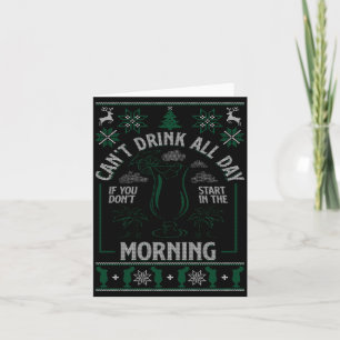 Carte Joyeux Noël Moche On Ne Peut Pas Boire Toute La Jo