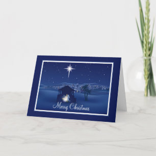 Carte Joyeux Noël Nativité