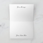 Carte Joyeux Noël noble avec une élégance scintillante r (Intérieur)