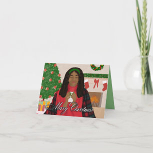 Carte Joyeux Noël - Noël afro-américain