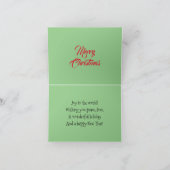 Carte Joyeux Noël - Noël afro-américain (Intérieur)