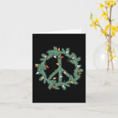 Carte Joyeux Noël Noël Noël Noël Lumières des signes de (Fleur jaune)