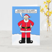 Carte Joyeux Noël Nouvel Anniversaire Décembre 24 (Fleur jaune)