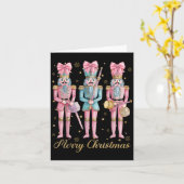 Carte Joyeux Noël Nutcracker Coquette Nk Bow Xmas Ho (Fleur jaune)