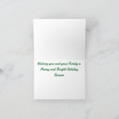 Carte Joyeux Noël Œuvre d'art originale (Intérieur)