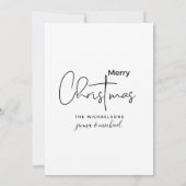 Carte JOYEUX NOËL | Père Noël Vintage (Dos)