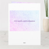 Carte Joyeux Noël personnalisé Épouse (Dos)