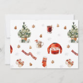 Carte Joyeux Noël & Photo de bas (Dos)