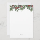 Carte Joyeux Noël Photo Holiday (Dos)