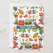 Carte Joyeux Noël Photo Holiday (Dos)