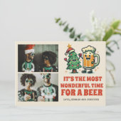 Carte Joyeux Noël photo Super Noël (Debout devant)