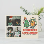 Carte Joyeux Noël photo Super Noël (Debout devant)