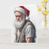 Carte Joyeux Noël politiquement incorrect (Fleur jaune)