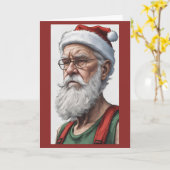 Carte Joyeux Noël politiquement incorrect (Fleur jaune)