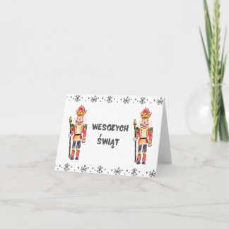 Carte Joyeux Noël polonais
