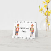 Carte Joyeux Noël polonais Christmas (Fleur jaune)