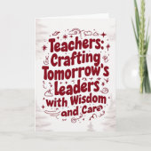 Carte Joyeux Noël pour les enseignants (Devant)