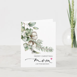 Carte Joyeux Noël Pour Maman Mère De La Fille