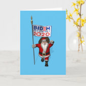 Carte Joyeux Noël Président élu Joe Biden (Fleur jaune)
