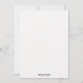 Carte Joyeux Noël, Robin christmas card (Dos)