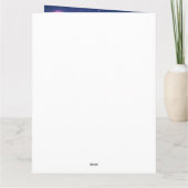 Carte Joyeux Noël rose élégant et mignon (Dos)